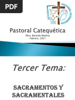 Tema Sacramento y Sacramentales