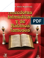 Anecdotas Talmudicas y de Rabinos Famosos