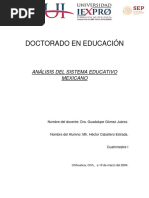 La Educación en México en El Siglo XX