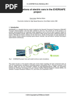 Crash Simulations of Electric Cars in The Eversafe Project