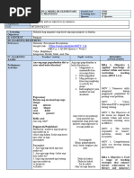 COT LESSON PLAN MTB 4TH Quarter PORTRAIT