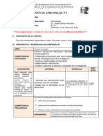 UA1 - S1 - CIENCIA Y TECNOLOGIA - SA1 - 4to Grado - 2024