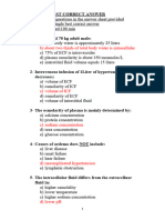 B) About Two Thirds of Total Body Water Is Intracellular