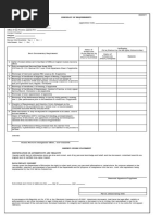 Annex C - Checklist of Requirements