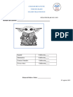 EX Diagnostico 3º Grado