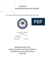 Makalah Metode Pengembangan Matematika Aud