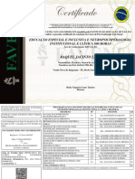 Educação Especial E Inclusiva E Neuropsicopedagogia Institucional E Clínica 800 Horas