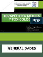 CLASE 1. Terapéutica Médica y Toxicología - UPE - CLASE 1