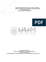 Relationship Between Service Quality & Customer Loyalty-Thailand Audit Firms by Nuchsara