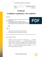 NR24 - Avaliação - Condições Sanitárias e de Conforto - 2024