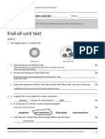 S8 - End-of-Unit 1 Test