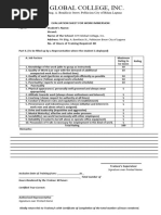 Evaluation Sheet SHS 1