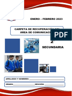 2° Carpeta de Recuperación Del Área de Comunicación - 2023