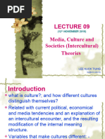 Lecture09 - Media Culture Societies