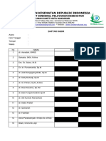 Format Daftar Hadir TANPA TTD