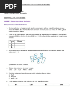 Puest o Marca 1° 2° 3°: CLASE 1: Comparar y Ordenar Decimales