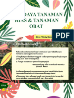 Materi - Budidaya Tanaman Hias & Tanaman Obat