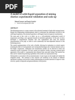 008 - Tailings 2017 A Model of Solid Liquid Separation of Mining Slurries Experimental Validation and Scale Up