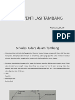 Ventilasi Tambang Pertemuan 2