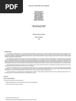 Case Study On Septicemia Oral Candidiasis