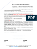 Termo Particular de Confissão de Dívida: Trezentos e Trinta e Cinco Reais e Cinquenta Nove Centavos 1 (Um) 335,59