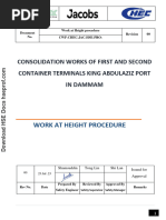 Work at Height Procedure