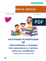 23 de Abril Personal Social