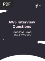 AWS IAM VPC and EC2 Interview Questions