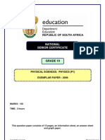 Grade10 Exemplar Physical Sciences Physics P1