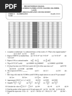 Maths jss3 First Term 2023-2024