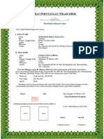 Surat Pernyataan Nikah Sirih-1