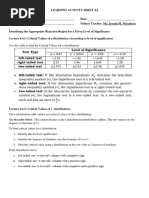 Learning Activity Sheet 4.4