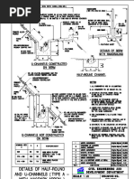 Details of Half-Round and U-Channels (Type A - With Masonry Apron)