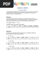 ACTIVIDAD Tarea Límites Asíntotas y Continuidad