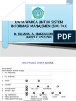 Format Data Warga Baru