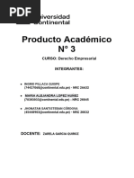 PA3 Derecho Empresarial