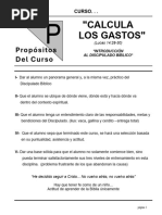 Calcular Los Gastos Maestro