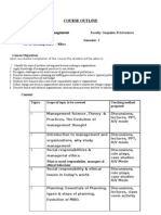 General Management Session Plan 11-13