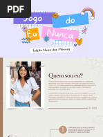 Jogo Do Eu Nunca: Edição Noite Das Meninas