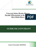 Guide de L'etudiant