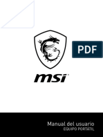 Manual MSI GL75 95EK