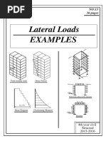 13 - Lateral Loads - Examples