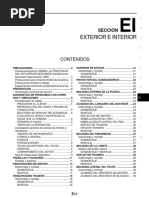 Exterior E Interior: Contenidos