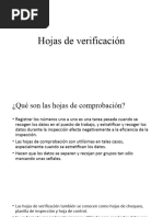 Hojas de Verificación