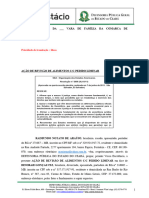 Ação de Revisão de Alimentos Com Pedido de Liminar - Assistido Raimundo Nonato