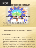 2.3 Transformadores Monofasico y Trifasico