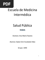 Escuela de Medicina Intermedica. Tema - Rabia