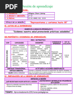 Sesión Contamos y Representamos Hasta 30