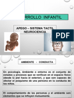 Desarrollo Infantil: Apego - Sistema Tactil Neurociencia