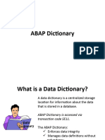 ABAP Dictionary